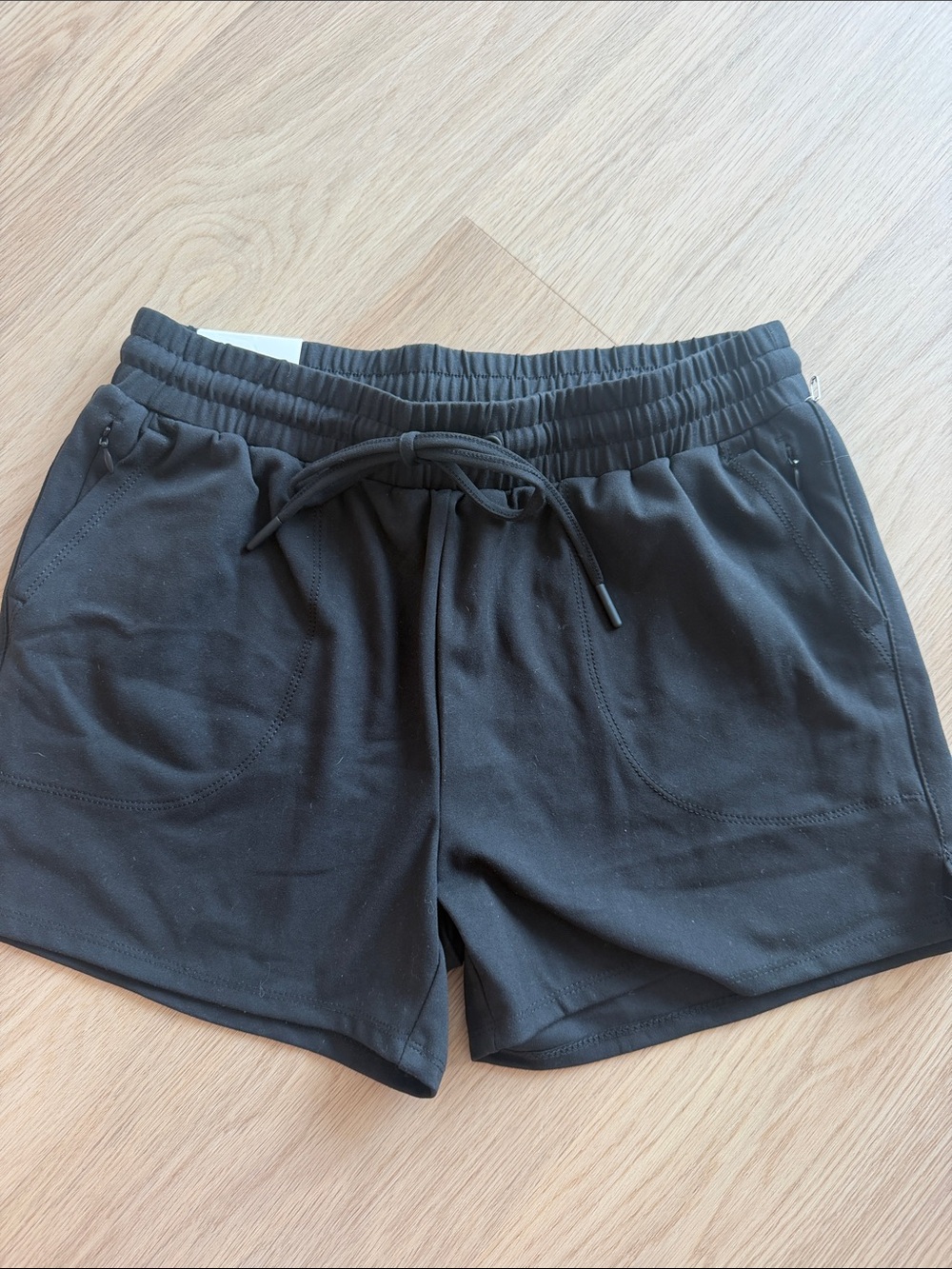 NWT Rachel Zoe Black Women's Drawstring Lounge Shorts
